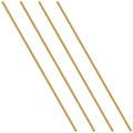3/16 Inch Brass round Rod, Favordrory 4PCS Brass round Rods Lathe Bar Stock, 3/16 Inch in Diameter 14 Inches in Length