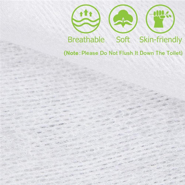 300 Pieces Disposable Esthetic Wipe Non-Woven Facial Cleansing Soft Salon and Spa Essentials,Lint-Free for Makeup Remove,2"X 2