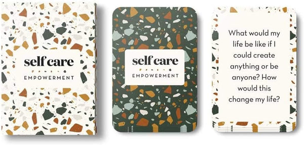 Allura & Arcia Empowering Self Care Questions - 52 Stress Relief Cards for Meditation, Mindfulness, Yoga & Gifts
