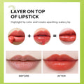 Beauty Glazed Big Brush Head Lip Oil, Ultra-Hydrating & Nourishing, Smooth Glossy Finish Lip Glow Oil, Shiny and Vegan Tinted Lip Gloss,