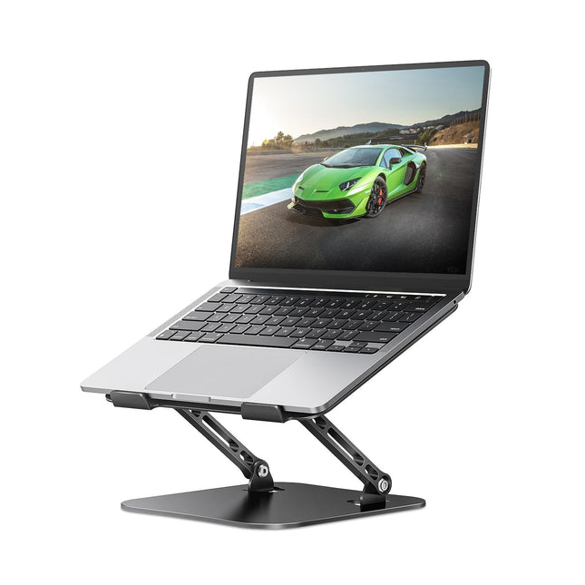 Adjustable Laptop Stand for Desk, Aluminum Portable Laptop Stand, Lightweight 500g, Foldable Ergonomic Computer Notebook