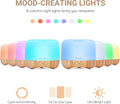 Homeweeks 300Ml Essential Oil Diffuser, Quiet Aromatherapy Mist Diffusers for Essential Oils, Wood Grain, Ultrasonic, Remote Control, Timer, 7