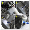 Telescoping Inspection Mirror with LED Lights?Flexible Claw Grabber Tool Magnetic 4 Claw Picker. Combination Tool Set. Easy to Extendable Observe