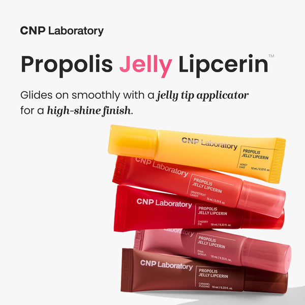 CNP Propolis Jelly Tinted Lipcerin™ - 05 Grapefruit Candy, Hydrating Lip Balm & Gloss with Manuka Honey + Hyaluronic Acid, Stocking Stuffers,
