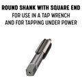 Drill America DWTST13/16-14P 13/16"-14 UNS High Speed Steel Plug Tap, (Pack of 1)