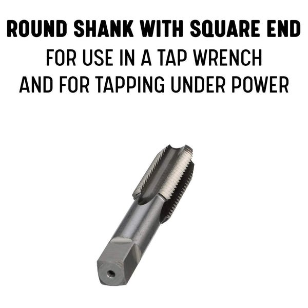 Drill America DWTST13/16-14P 13/16"-14 UNS High Speed Steel Plug Tap, (Pack of 1)