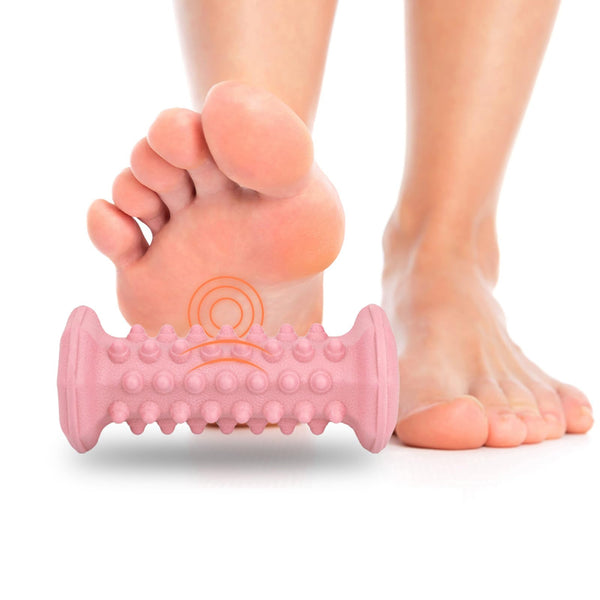 Plantar Fasciitis Relief,Foot Roller,Foot Massager Roller for Deep Tissue Muscle Massage,Portable Reflexology Tool-Pink