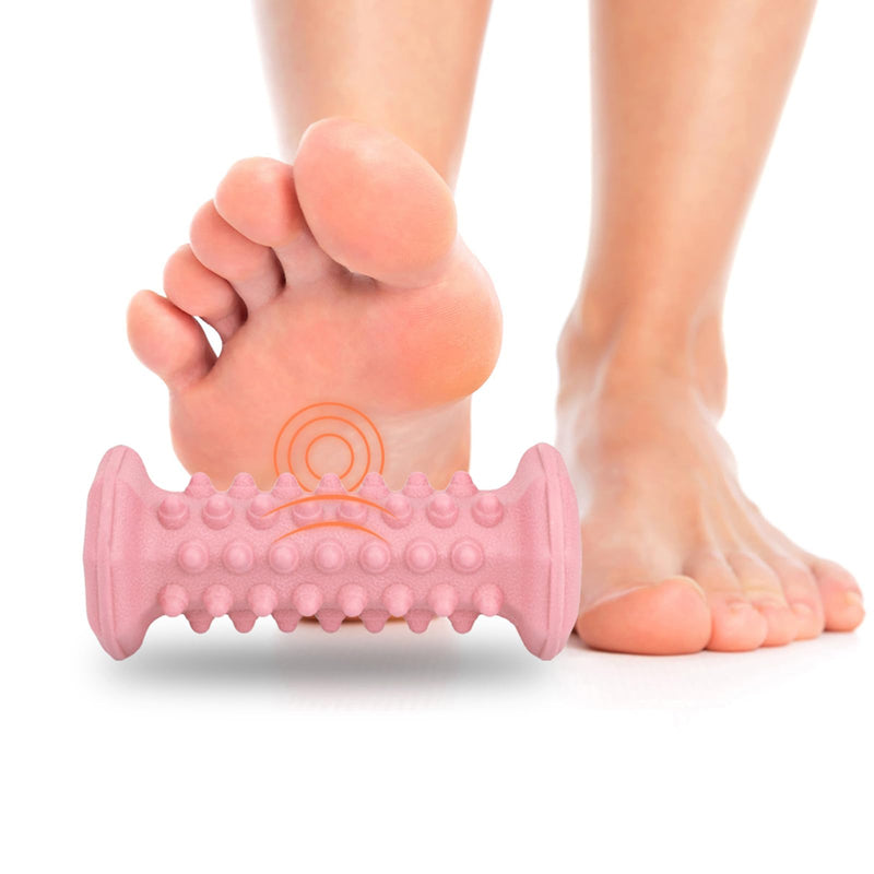 Plantar Fasciitis Relief,Foot Roller,Foot Massager Roller for Deep Tissue Muscle Massage,Portable Reflexology Tool-Pink