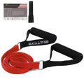 Exercise Bands with Handles, Resistance Bands with Handles, Ideal for Physical Therapy, Strength Training, Muscle Toning - Door Anchor and Starter
