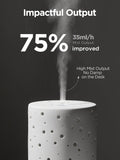 Innogear Essential Oil Diffuser, 150Ml Ceramic Ultrasonic Air Humidifier Cool Mist Aromatherapy Diffuser with 2 Mist Modes, Waterless Auto off for