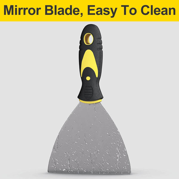 5Pcs Putty Knife, Set, 1" 2" 3" 4" 5" Scraper, Spackle Knife, Paint Scraper, Scraper Tool, No Rusting, Perfect for Repairing Drywall, Removing