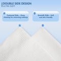 Disposable Face Towels, 12"Ã12" Extra Large Face Towelettes, Ultra Soft Facial Towels for Sensitive Skin, Makeup Remover Dry Wipes, 55 Count (1 Pack)