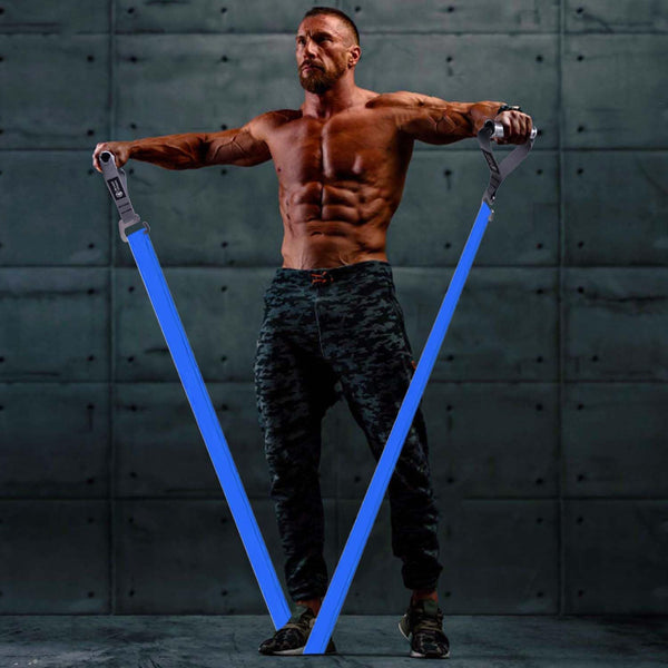 J Bryant Fitness Resistance Band Exercises Handles Heavy Duty Metal Gym Handles Stainless Steel Large Size Hook for Wide Pull up Resistance Band