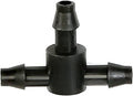 50 Pcs Drip Irrigation Universal Connector 1/4 Inch Barbed Tee Tubing