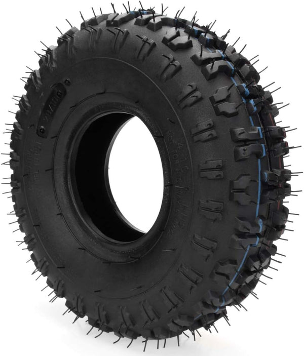 FVRITO 2 Pack of 4.10-4 410-4 4.10/3.50-4 Tire with Inner Tube for Lawn Mowers Garden Rototiller Snow Blower Mowers Hand Truck Wheelbarrow Go Cart