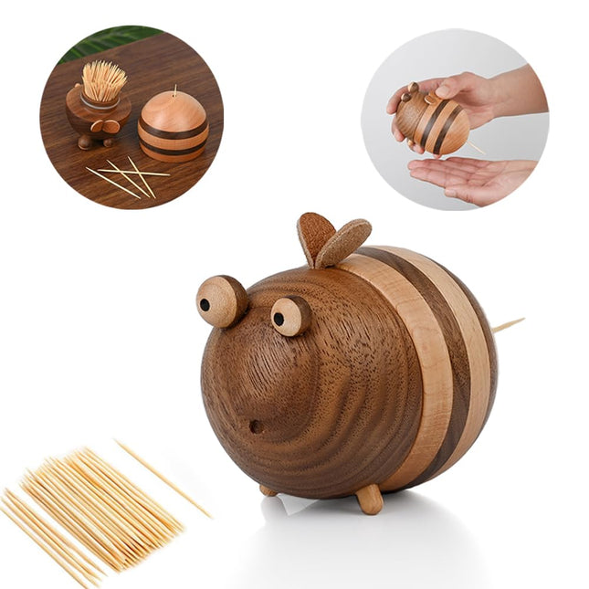 Bee Toothpick Holder Dispenser - Unique Kitchen Gadgets for Home Decor and Gifts, Cute Kitchen Accessories for Bee Lover