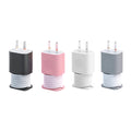 4-Pack 2 in 1 Silicone Charger Protector with Cord Wrap, Iphone Silicone Power Adapter Case, Snapback Charger Winder, Compatible with 18W/20W