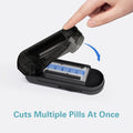 DEPAD Pill Cutter Splitter for Cutting Multiple Pills, Adjustable Pill Cutter Splitter for Small and Tiny Pills with Accurate Pill Alignment, Pill