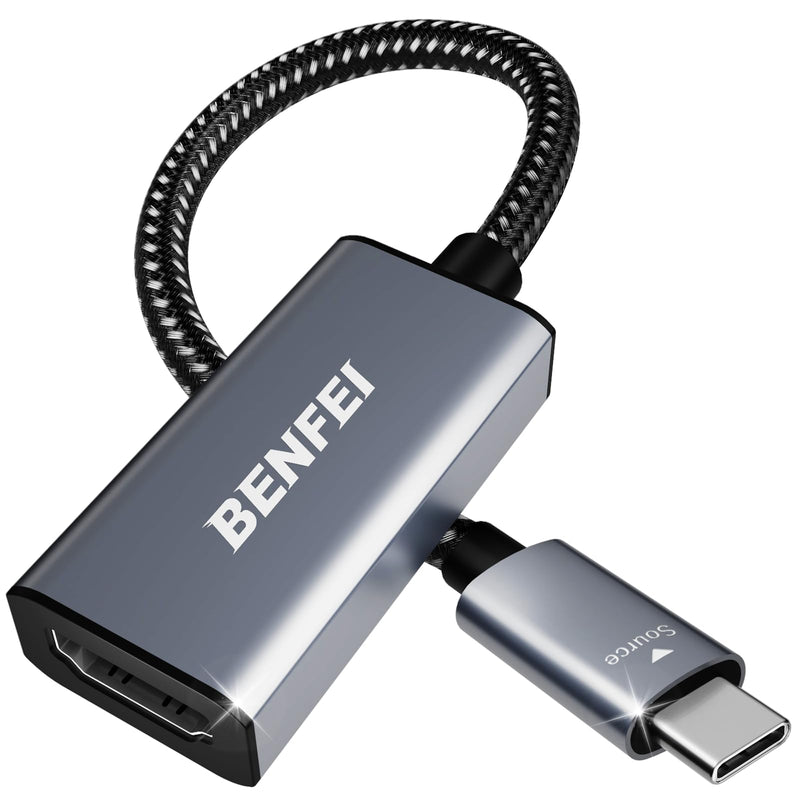 BENFEI USB C to HDMI Adapter, USB Type-C to HDMI Adapter [Thunderbolt 3/4 Compatible] with Iphone 15 Pro/Max, Macbook Pro/Air 2023, Ipad Pro,