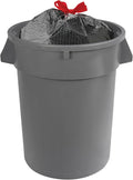 Amazon Basics Flextra Multipurpose Drawstring Trash Bags, 30 Gallon, 50 Count