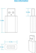 USB to USB C Adapter,Usb-C Female to USB-A Male Adapter Compatible with Apple Magsafe Watch 10/9/8/7/Se/Ultra,Car,Iphone 16 15 14 13 12 Mini Pro