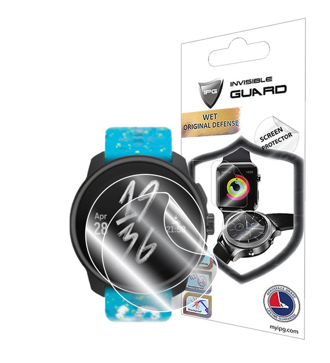 IPG for Suunto Watch Race S Hydrogel Screen Protector (2 Units) Invisible HD Clear Film Anti Scratch Guard-Smooth/Self-H