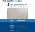 PetSafe Original Replacement Flap - Doggie Door Vinyl Replacement Flap for Sliding Glass Pet Door - Durable & Made with Non-Toxic Materials - 16