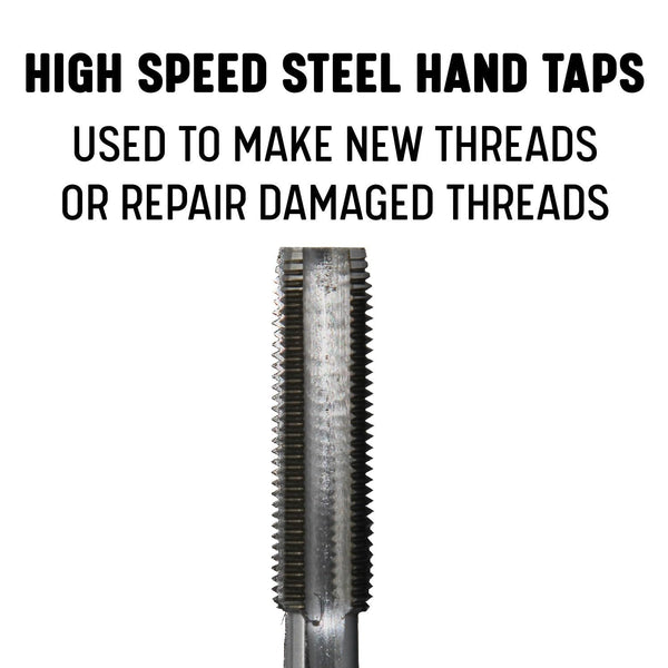 Drill America - DWTST7/16-24P 7/16"-24 UNS High Speed Steel Plug Tap, (Pack of 1)