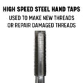 Drill America - DWTST9/16-32P 9/16"-32 UNS High Speed Steel Plug Tap, (Pack of 1)