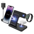 Iphone Wireless Charger Fast Charging 3 in 1, Wireless Charging Station for Iphone/Iwatch/Airpods, Portable Cell Phone Charging Stand for Multiple