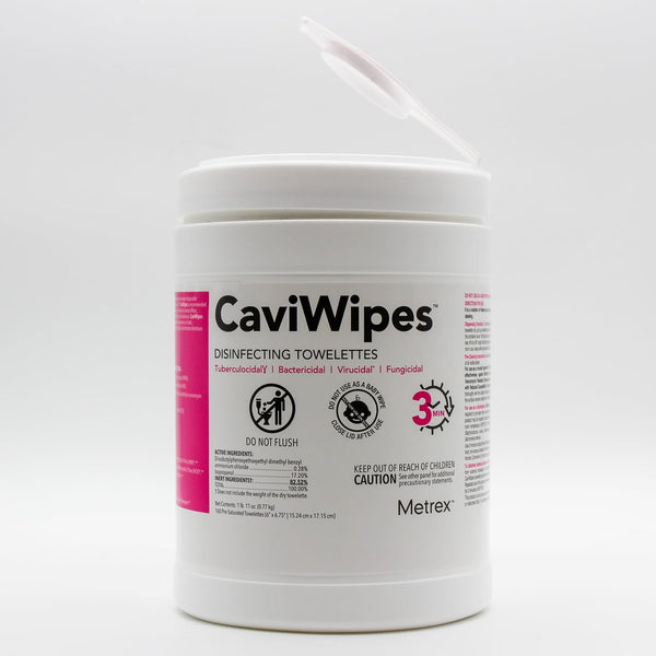 Caviwipes - Disposable Germicidal Cleaner & Healthcare Disinfecting Wipes, 160 Count