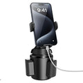 Apps2Car Universal Car Cup Phone Holder | Quick Extension Long Arm | 360Â° Swivel | Adjustable for Iphone, Samsung, Google, and All Smartphones |