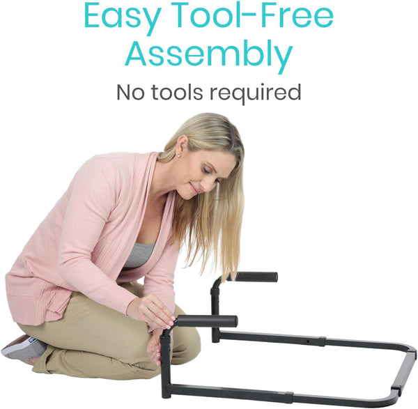 Vive Stand Assist - Mobility Standing Aid Rail for Couch, Chair - Assistance Handle for Patients, Elderly, Seniors and Disabled - Safety Grab Bar
