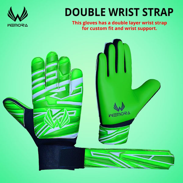 Soccer Goalie Gloves for Kids Youth Junior Boys 4Mm anti Slip Strong Grips Palm Football Goalkeeper Gloves