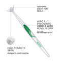 REACH Ultraclean Access Flosser Starter Kit, Unflavored, Plaque Remover for Teeth, for Hard to Reach Areas, Oral Care, PFAS Free, 1 Replaceable