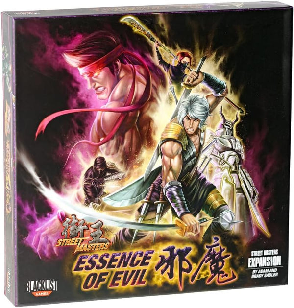 Blacklist Games Street Masters Board Game Bundle: Essence of Evil Expansion, Tide of the Dragon Expansion, and Boss Minis Pack 1 (58 Miniatures)
