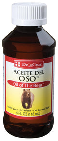 De La Cruz Oil of the Bear Beard Oil for Men - Grooming Brillantine for Hair, Mustache and Beard - Aceite Del Oso