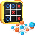 Tic Tac Toe Bolt Game 4-In-1 Handheld Portable Electronic Toy, Educational Board Games Puzzle for Kids and Adults, Perfect for Travel, Road Trips,