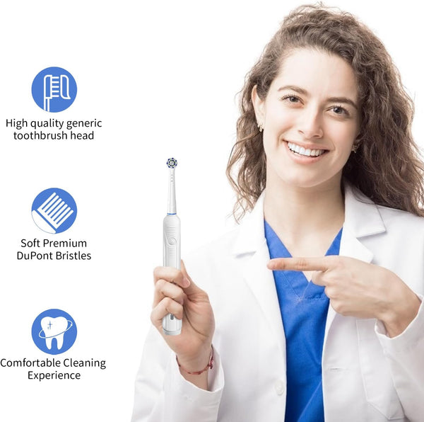 Replacement Toothbrush Heads for Oral B Braun, 8 Pack Professional Electric Toothbrush Heads, Precision Clean Brush Heads Refill Compatible with
