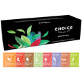 Choice Organic Teas Sipping Box Tea Sampler, Variety Gift Box, 32 Total Tea Bags, 8 Flavors, Caffeinated and Caffeine-Free Teas, Sustainably