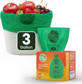 Compost Bags 3 Gallon,100 Count,Compost Food Scrap Waste Bags Fits Countertop Bin,Small Kitchen Food Scrap Waste Bags,Compost Bin Bags,Certified