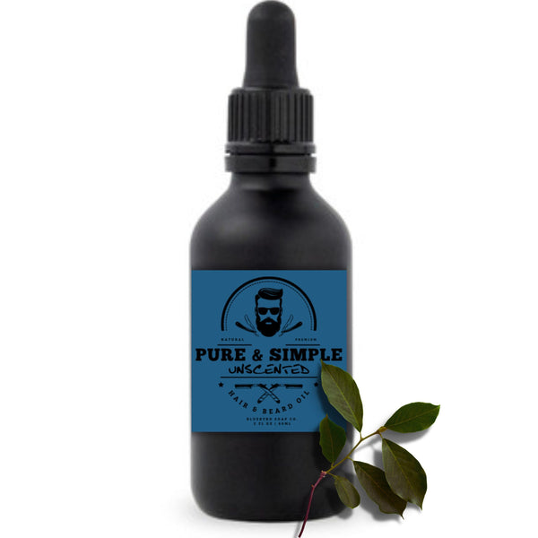 Bluebyrd Black Ops Oud Beard Oil for Men - Hydrates and Moisturizes for Beard Growth - Treats Dry Itchy Beards Large 2 Oz - Natural Formula Argan
