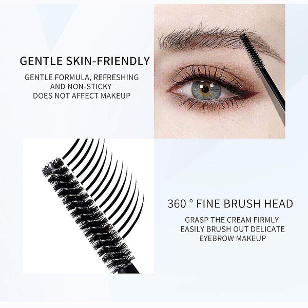DAGEDA Clear Eyebrow Setting Gel, 2 Pack Brow Fix Gel, Waterproof and Sweat-Proof Eyebrow Repair Liquid Brows Styling Beauty Salon Home Use