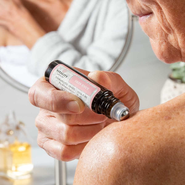 Vitality Extracts Skin Envy - Face Moisturizer Serum, Coconut Oil, Collagen, Vitamin E, Vegan, Frankincense Essential Care, Sandalwood Soothing,