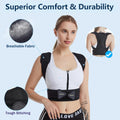 Mercase Posture Corrector for Men & Women, Adjustable Back Brace for Upper Back & Shoulder Support, Pain Relief & Better Posture, Extra Large