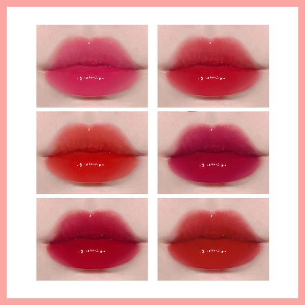 Eakroo 6 Colors Lip Tint Stain Mini Liquid Lipstick, Lip Gloss for Women, Lip Oil Stain, Lip Stain Long Lasting Waterproof, Lip Makeup, Korean