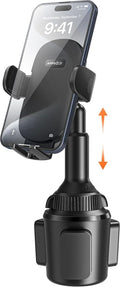Apps2Car Universal Car Cup Phone Holder | Quick Extension Long Arm | 360Â° Swivel | Adjustable for Iphone, Samsung, Google, and All Smartphones |