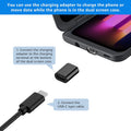 Charging Adapter for LG V60 Dual Screen Cover Case, Magnetic Charging Adapter with Cable, Charging Adapter Gender for for LG V60 Thinq(Black)