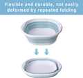 Tlswshsy Portable Pool Foot Bath,Collapsible Pool Foot Wash Basin Tub,Foot Bath Basin for above Ground Swimming Pools Accessories