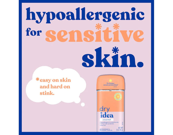 Dry Idea Powder Fresh, Clear Gel, Anti-Perspirant and Deodorant, 3.0 Fl Oz (Pack of 2)